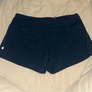 Lululemon Athletica Navy Blue Athletic Shorts Lightweight Minimalist Design